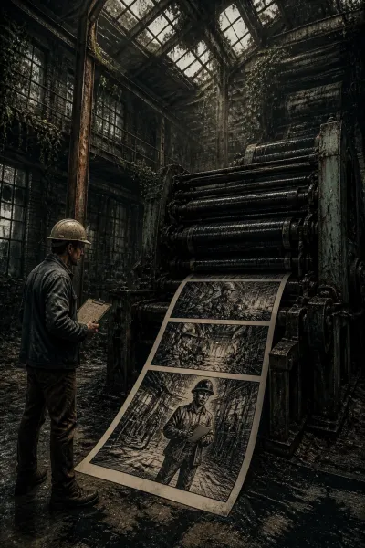 The Abandoned Comic Book Factory of Akron