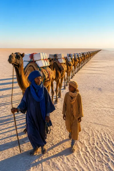 The Salt Caravans of Taoudenni