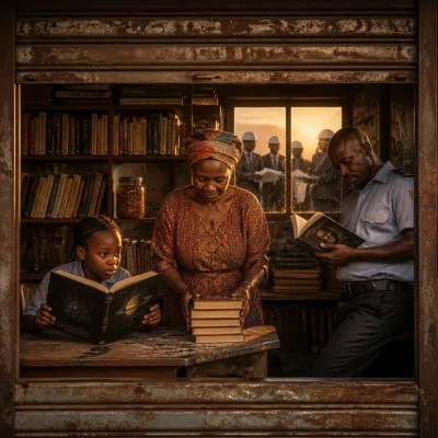 The Backroom Library at Mama's Spaza