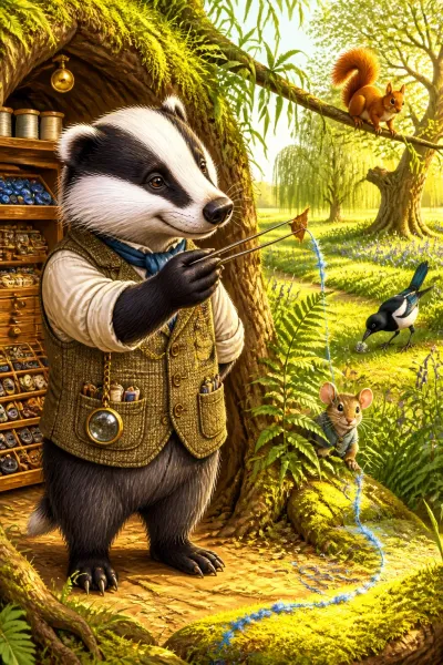 Badger's Busy Button Bureau