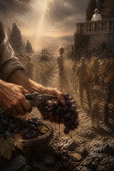 The Vineyard's Whisper at Noon