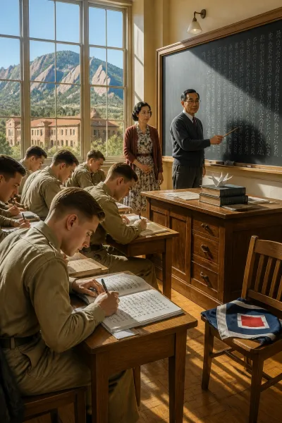 The Navy's Japanese School at Boulder