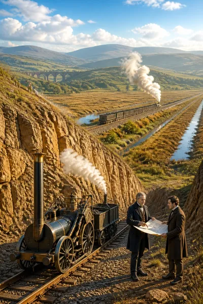 The Rocket's Path: Following the Birth of Railways in Northern England
