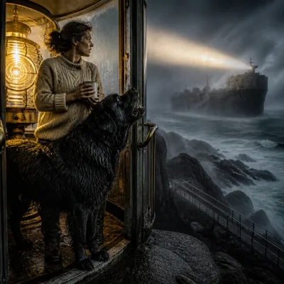 The Lighthouse Dog Who Counted Every Ship