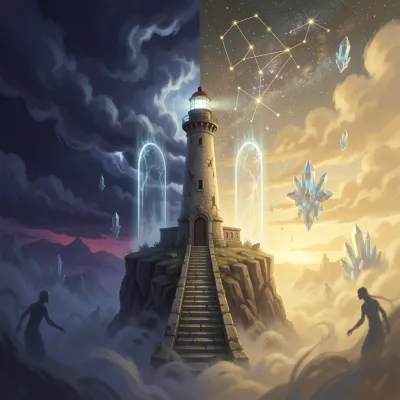 The Lighthouse Between Worlds