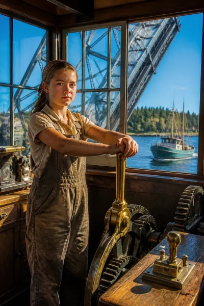 The Girl Who Drove the Drawbridge