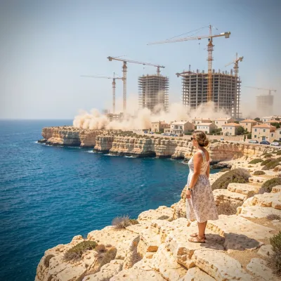 The Building Site in the Sun