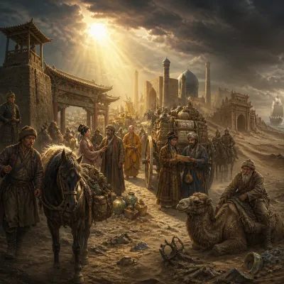 The Rise and Fall of the Silk Road Caravans