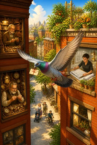 Pigeon Post on Maple Street