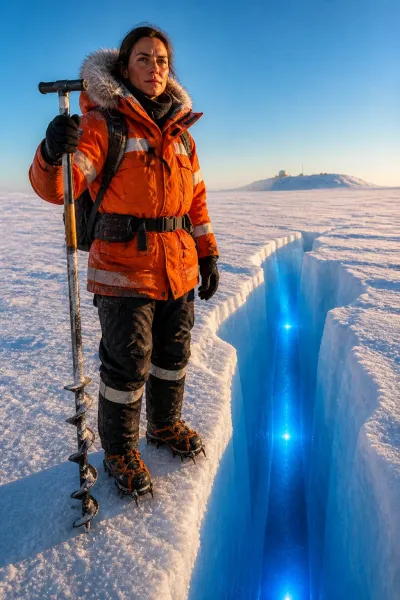 The Ice Beneath Her Boots