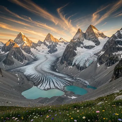 Mountains Under Threat: Climate Change, Glacial Retreat, and the Future of Alpine Landscapes