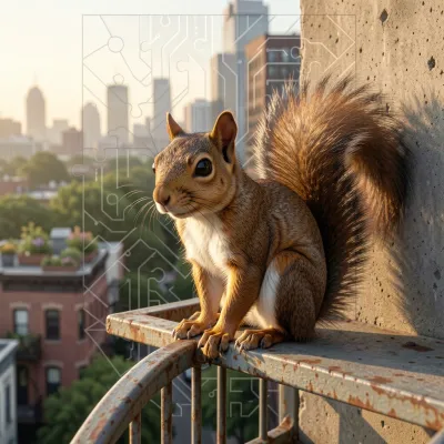 The Secret Lives of City Squirrels