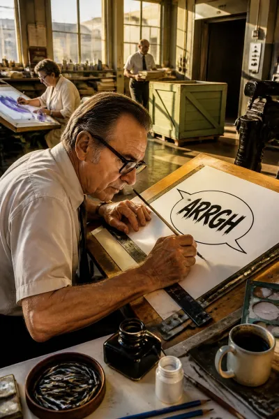 The Last Hand-Letterer of Marvel Bullpen