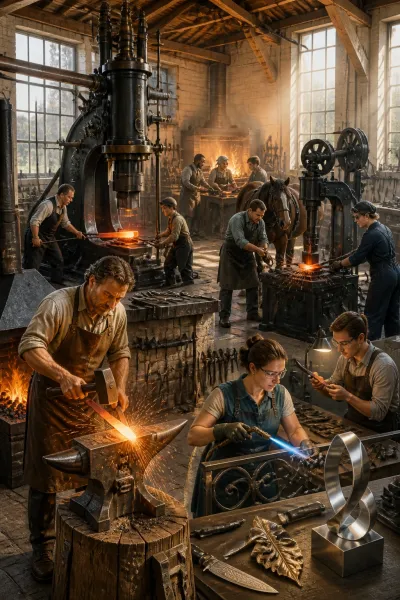 The Anvil's Calendar: A Year-by-Year Chronicle of Blacksmithing