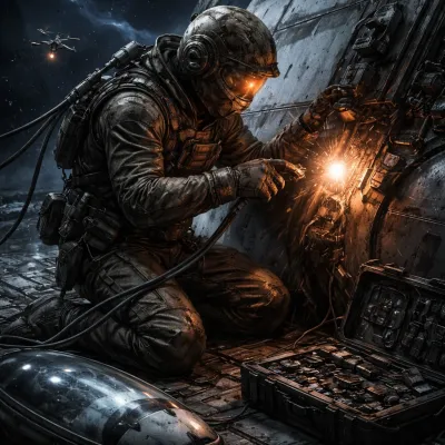 Repair Crew Alpha: Practical Mechanics of Deep-Space Salvage