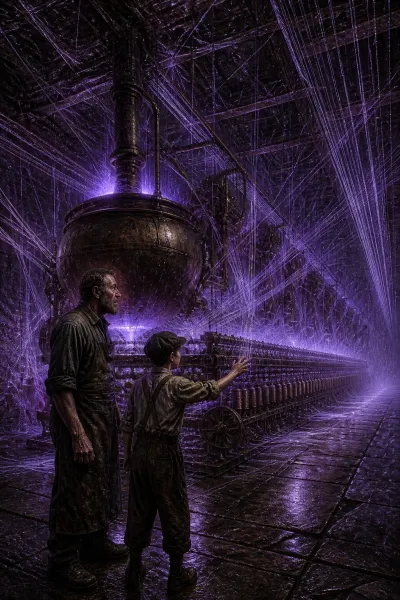 The Spinning Mule Singularity
