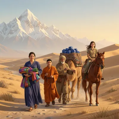 The Silk Road Across Central Asia