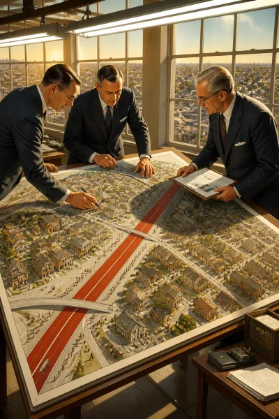 Choosing the Route: How Interstate Highways Were Driven Through City Centers