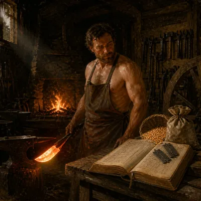 The Blacksmith's Ledger: Iron, Credit, and Survival in Early America