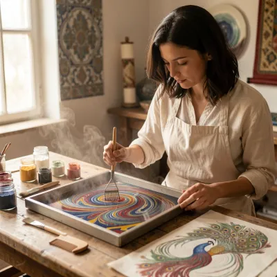 The Forgotten Art of Paper Marbling
