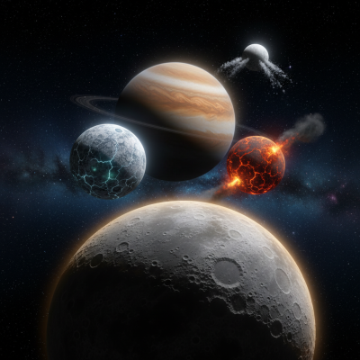 The Moons Of The Solar System