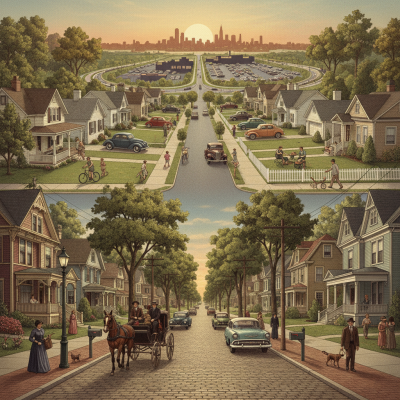 A History of Suburbs and Suburbia