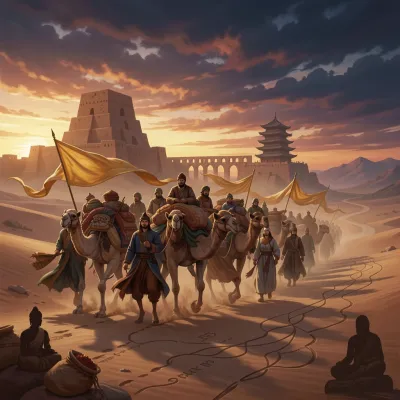 The Rise and Fall of the Silk Road Caravans